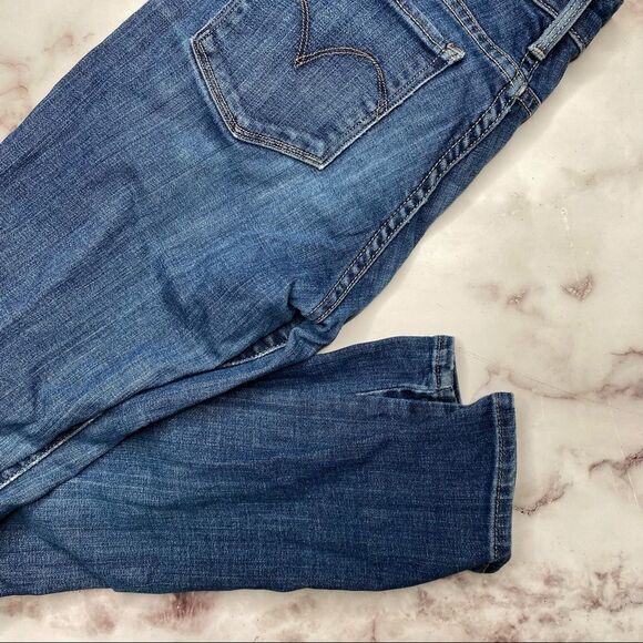 LEVI’S Demi Curve Modern Rise Distressed Blue Denim Skinny Jeans - Size 25 - Picture 9 of 9